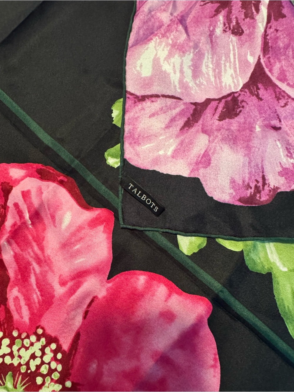 Talbots Floral Silk Scarves - Set of 3 - Picture 3 of 8